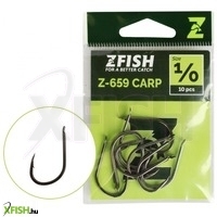 Zfish Hooks Carp Z-659 Pontyozó Horog 6-os 10db/csomag