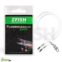 Zfish Fluorocarbon Leader Rablóhalas Előke 20cm 12Kg 2db/csomag