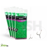 Zfish Method Feeder D Rig Előkötött Horog 10cm 0.16mm 14-es 5db/csomag