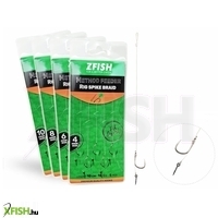 Zfish Method Feeder Rig Spike Előkötött Horog 10cm 15Lbs 14-es 5db/csomag