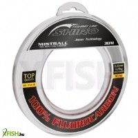 Mistrall Shiro Fluorocarbon előkezsinór 100% 0,25mm 30m 5,25 kg