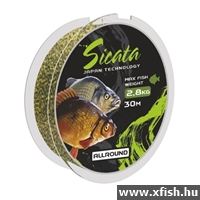 Mistrall Sicata Allround Monofil Előkezsinór 30m 0,10mm 1,6Kg