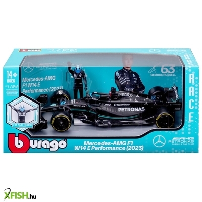 Bburago 1 /24 f1 versenyautó pilótával - mercedes