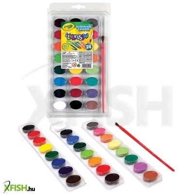 Crayola 24 db-os kimosható vízfesték klt.