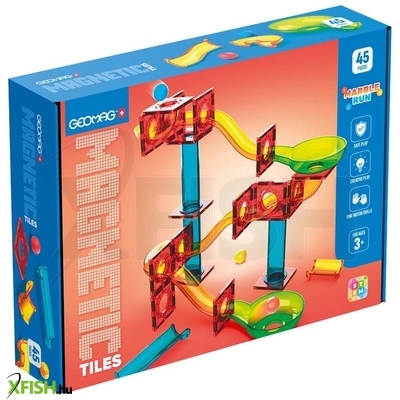 Geomag magnetic tiles marble run 45