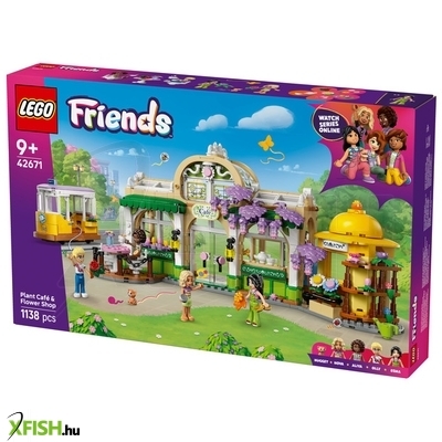 Lego friends 42671 botanikus kávéház és virágbolt