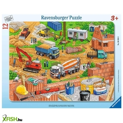 Ravensburger puzzle 12 db - munka az építkezésben