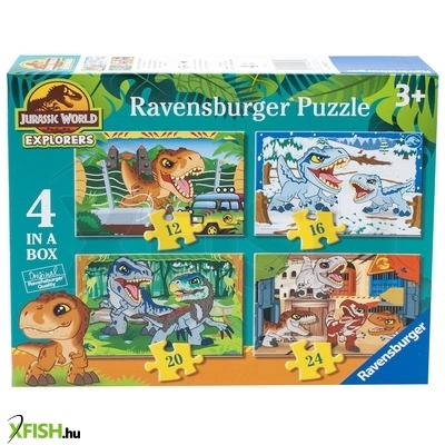 Ravensburger puzzle 4in1 - jurassic world