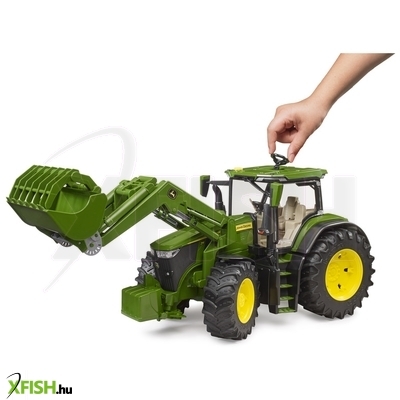 Bruder john deere 7r 350 traktor homlokrakodóval