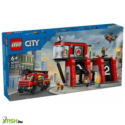 Lego city fire 60414 tűzoltóállomás és tűzoltóautó