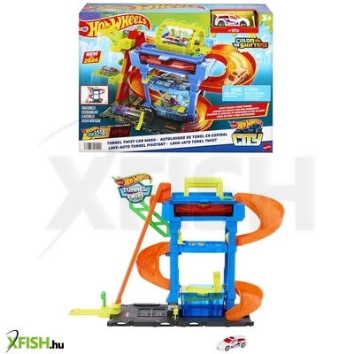 Hot wheels city autómosó színváltós kisautóval