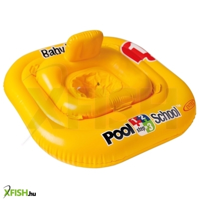 Intex 56587 beülős bébi úszógumi sárga, 79 X 79 cm