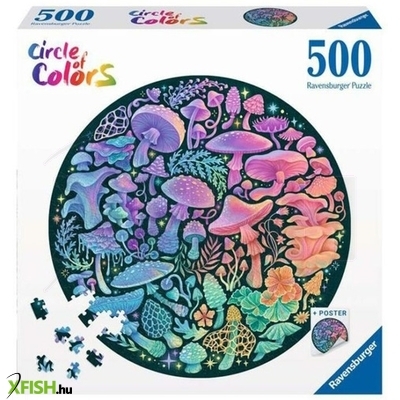 Ravensburger puzzle 500 db kör - gombák