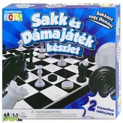 Sakk és dámajáték készlet