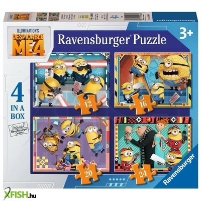 Ravensburger puzzle 4in1 - minyonok 4