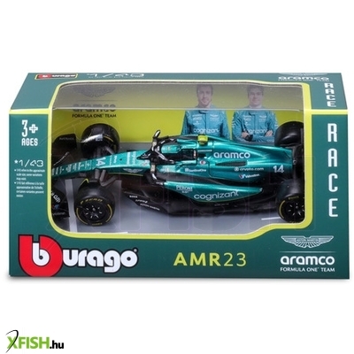 Bburago 1 /43 f1 versenyautó - aston martin amr23 (#14) f. alonso