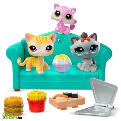 Littlest pet shop lps s3 diner dash 3-as készlet
