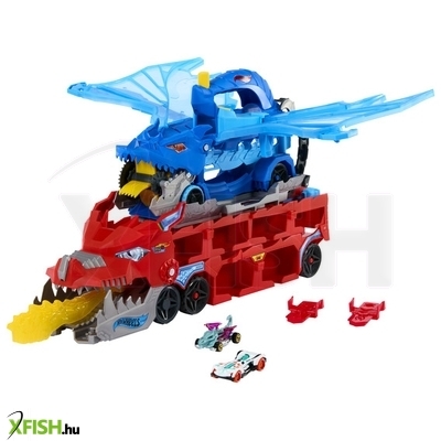 Hot wheels sárkányjárgány autószállító