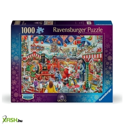 Ravensburger puzzle 1000 db - a mikulás gőzöse