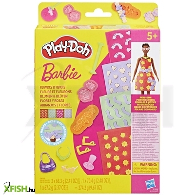 Play-doh barbie divattervező minták