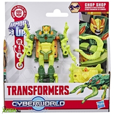 Hasbro transformers cyberworld armored cyber changer figura