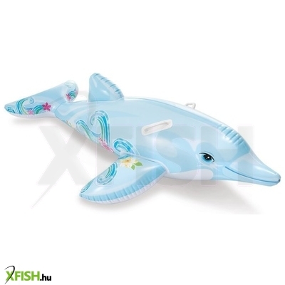 Intex: Felfújható delfin lovagló matrac - 175 x 66 cm