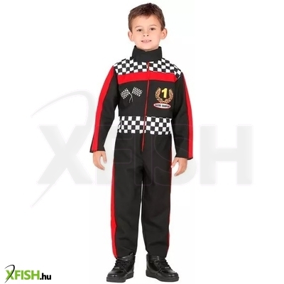 Formula 1 autóversenyző jelmez - 140 cm