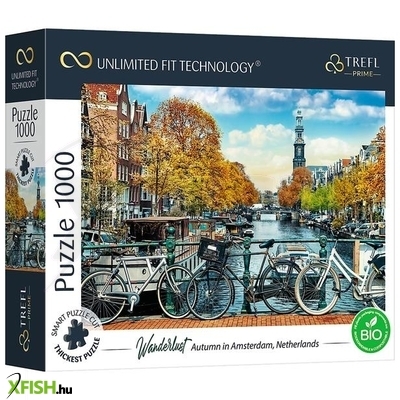 Trefl Prime: Amszterdam ősszel - 1000 darabos kombinálható puzzle