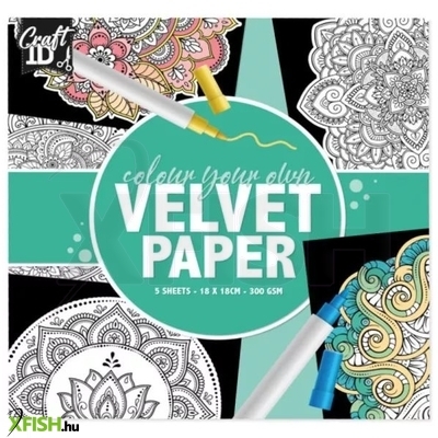 Grafix: Bársony színező lapok - Mandalák