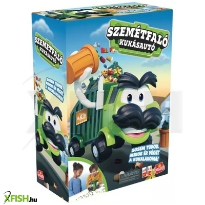 Szemétfaló kukásautó társasjáték