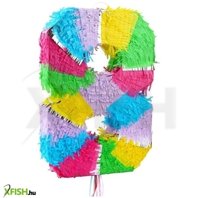 Szám formájú pinata - 8-as szám