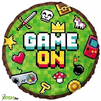 Game on gamer fólia lufi - 45 cm