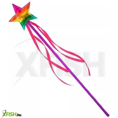 Szivárvány tündér pálca - 39,5 cm