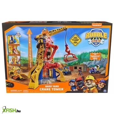 Rubble és a brigád: Toronydaru játékszett kinetikus homokkal