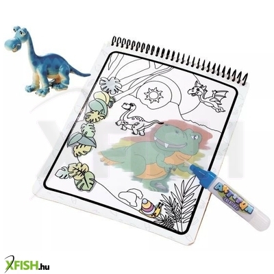 Art&Fun: Vizzel színező könyv figurával - Dinók