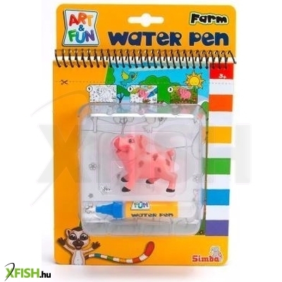 Art&Fun: Vizzel színező könyv figurával - Farm állatok