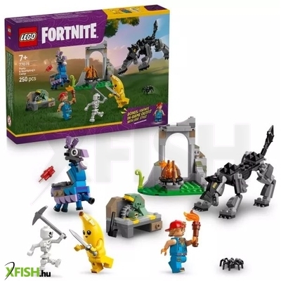 LEGO® Fortnite® Peely és Sparkplug táborhelye 77075