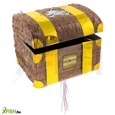 Kincsesláda pinata - 30 x 25 x 34 cm