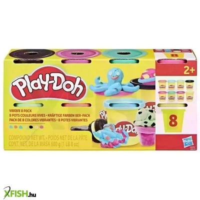 Play-Doh: Szivárvány - 8 színű gyurmacsomag