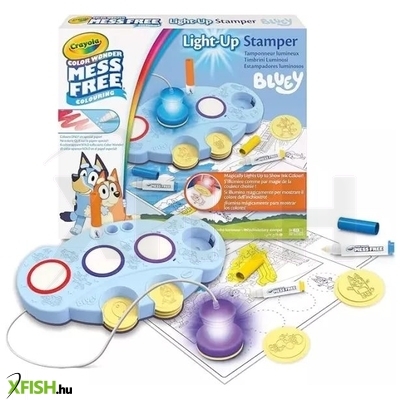Crayola: Color Wonder Varázs festőkészlet világító varázspecsét - Bluey