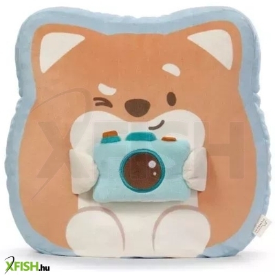 Nici: Hiro plüss kutyus fényképezővel - 35 x 33 x 12 cm