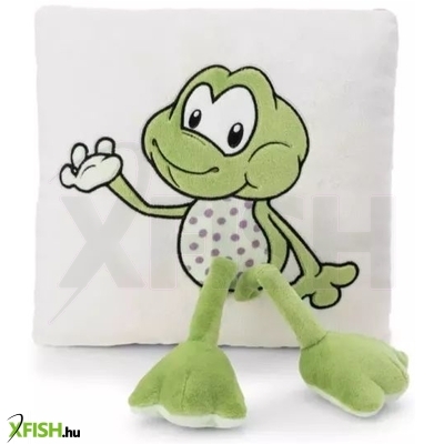 Nici Green: Fridolin béka párna, szögletes - 30 x 30 cm