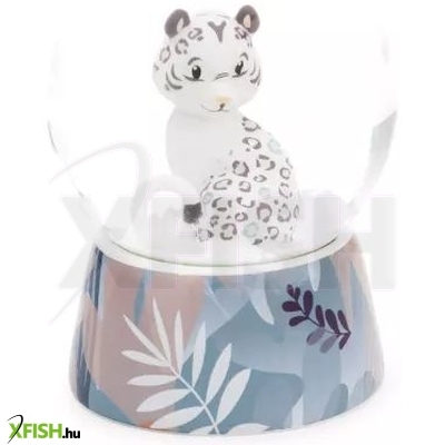 Nici: Elleni Snowbell hópárduc hógömb - 6,5 cm
