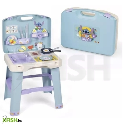 Smoby: Stitch összecsukható kiskonyha 20 kiegészítővel