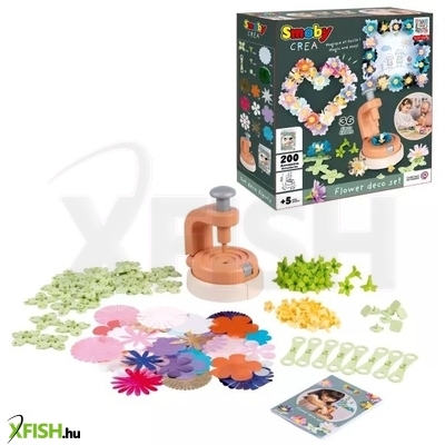Smoby Crea: Virágkészítő szett - 200 db-os