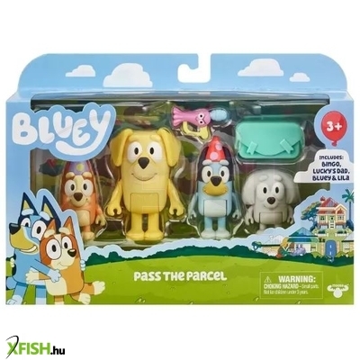 Bluey: Figura csomag - 4 db-os