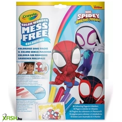 Crayola: Color Wonder Póki maszatmentes kifestő készlet mappában