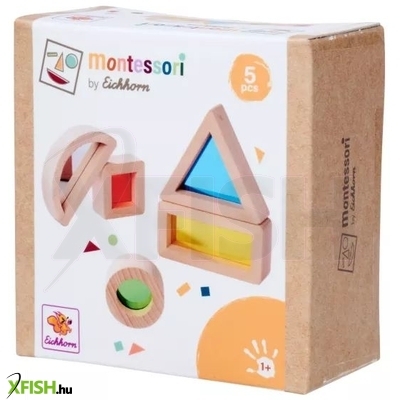 Eichhorn: Montessori fa oktató játék 5 db-os - Formarakosgató