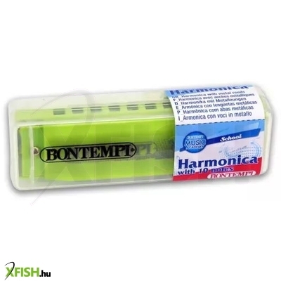 Bontempi: 10 hangos műanyag szájharmonika fém nyelvvel - többféle