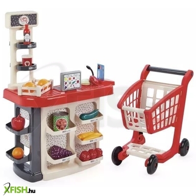 Écoiffier: Piactér bevásárlókocsival - 20 darabos